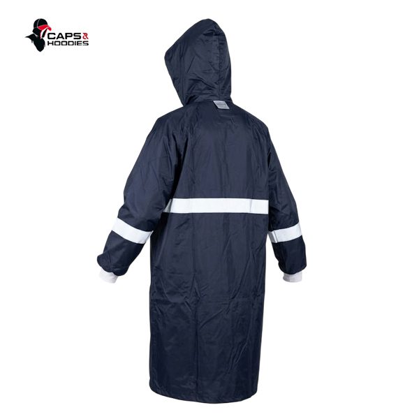 Navy Blue Reflective Waterproof Raincoat Navy Blue Reflective Waterproof Raincoat