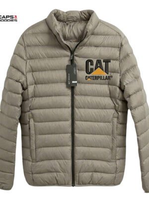 Caterpillar Beige Puffer Jacket