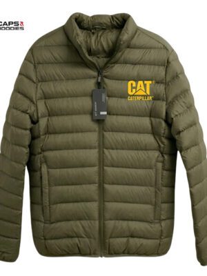 Caterpillar Jungle Green Puff Jacket
