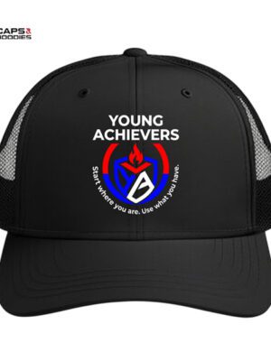 Customizable Black Mesh Trucker Cap