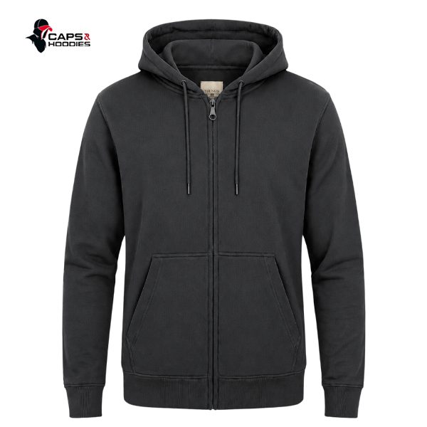 Graphite Grey Zip Up Hoodie
