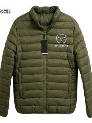 Mazda Branded Puffer Jacket - jungle green