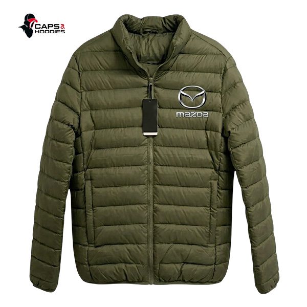 Mazda Branded Puffer Jacket - jungle green