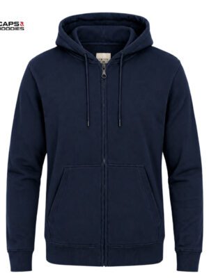Navy Blue Zip Up Hoodie