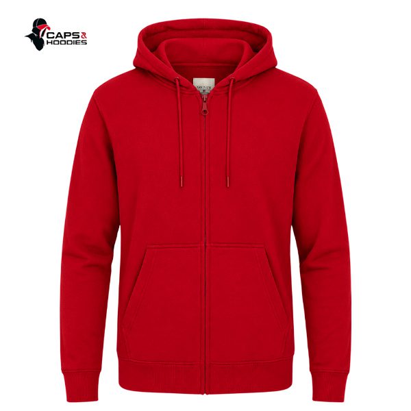 Red Zip Up Hoodie Red Zip Up Hoodie