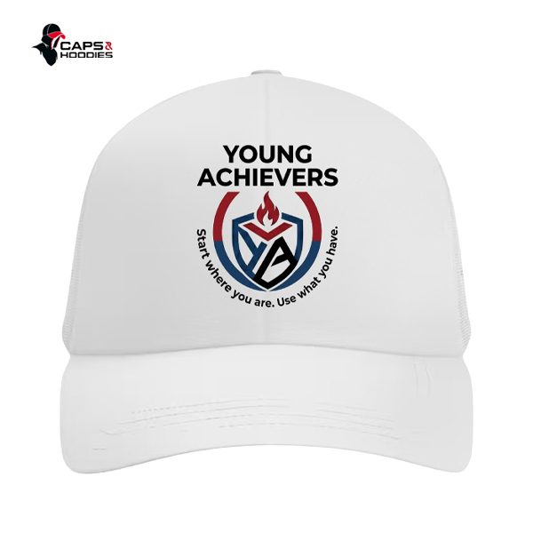 Customizable White Cap Customizable White Cap