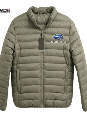 Subaru Branded Puffer Jacket - beige