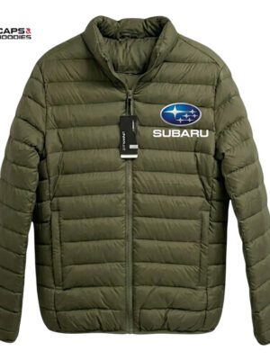 Subaru Branded Puffer Jacket - jungle green