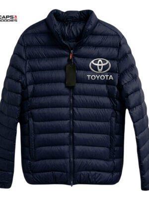 Toyota Branded Puffer Jacket - navy blue
