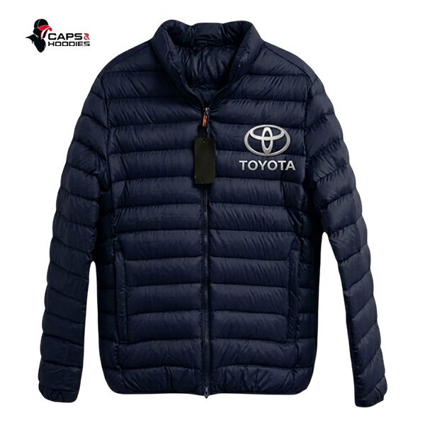 Toyota Branded Puffer Jacket - navy blue