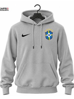 Brazil 2026 World Cup Hoodie – Grey