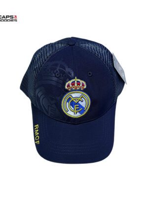 Navy Blue Real Madrid Trucker Cap