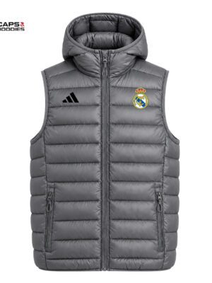 Real Madrid Half Puffer Vest