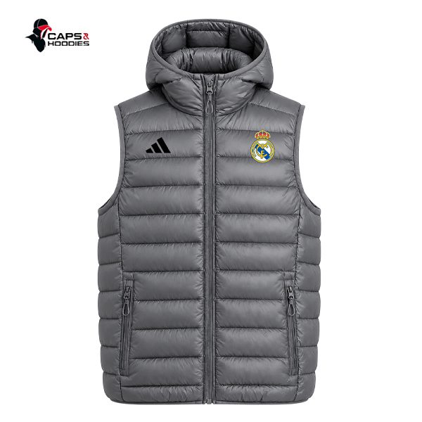 Real Madrid Half Puffer Vest