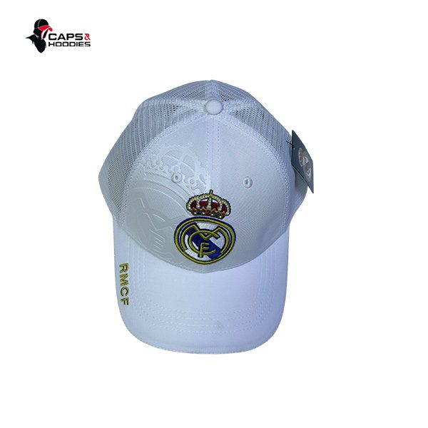 White Real Madrid Trucker Cap White Real Madrid Trucker Cap