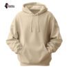Beige Plain Hoodie
