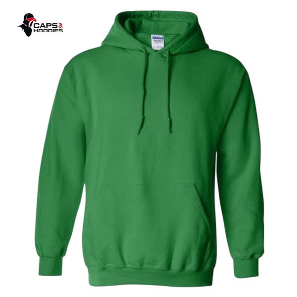 Green Plain Hoodie